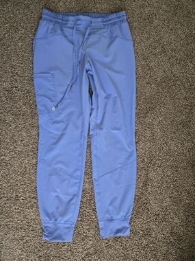 Light Blue Women's Jogger Track Pants with Utility Pocket
